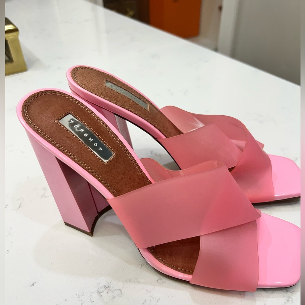 Top shop pink heels
